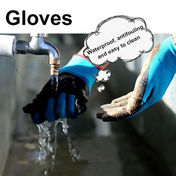 Gardening Working Gloves | Nonslip, Waterproof, Durable Gloves for Gardening, Fishing & Clamming - Image 6