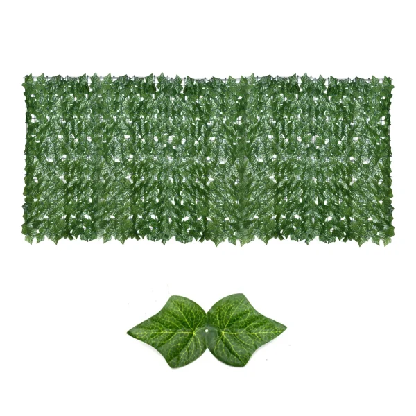 Artificial Green Leaf Screening Rolls Privacy Fence Screen Hedges Gardening Balcony Landscaping Garden Decoration Outdoor - Image 10