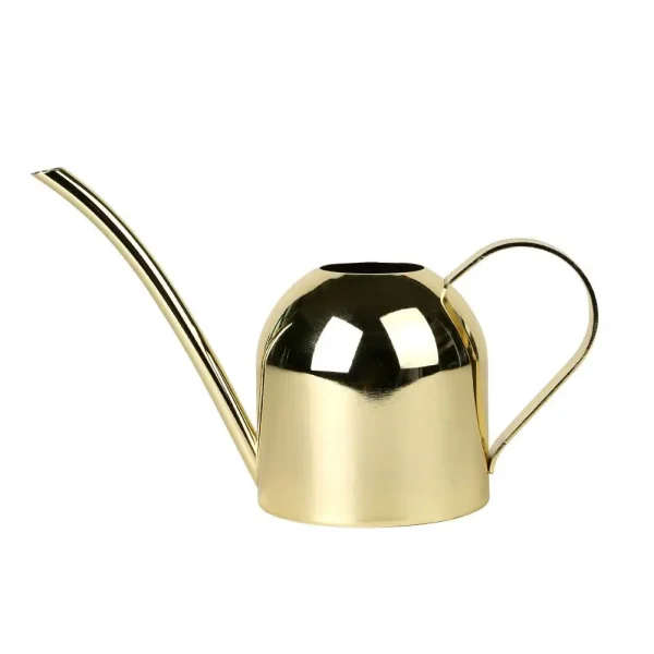 500ML/1000ML Stainless Steel Watering Can | Long Spout Golden Watering Kettle for Green Plants & Gardening - Image 3