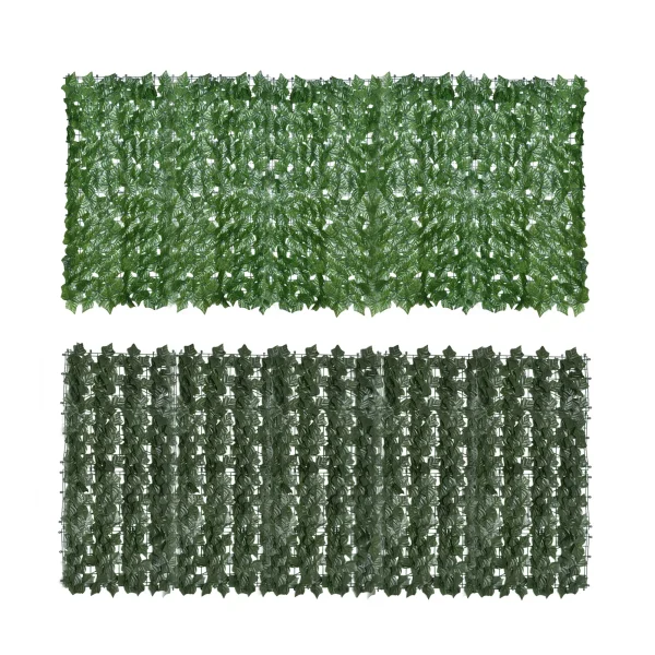 Artificial Green Leaf Screening Rolls Privacy Fence Screen Hedges Gardening Balcony Landscaping Garden Decoration Outdoor - Image 3