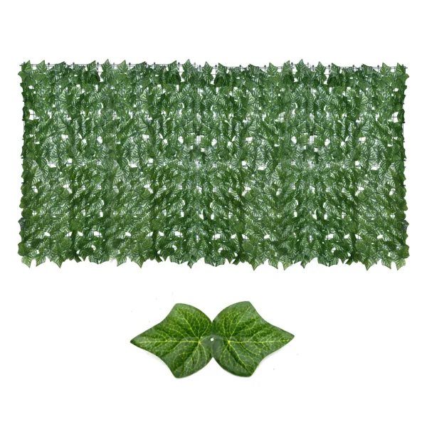 Artificial Green Leaf Screening Rolls Privacy Fence Screen Hedges Gardening Balcony Landscaping Garden Decoration Outdoor - Image 9