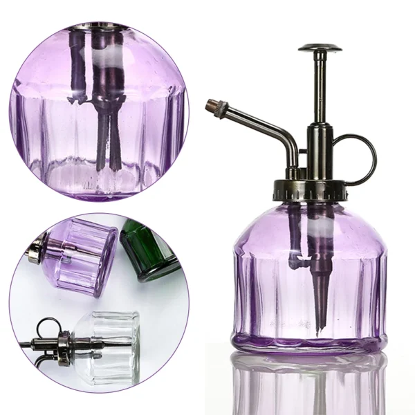 1pc 300ml Glass Plant Watering Mister | Spray Bottle for Garden, Flowers & Hairdressing - Image 5