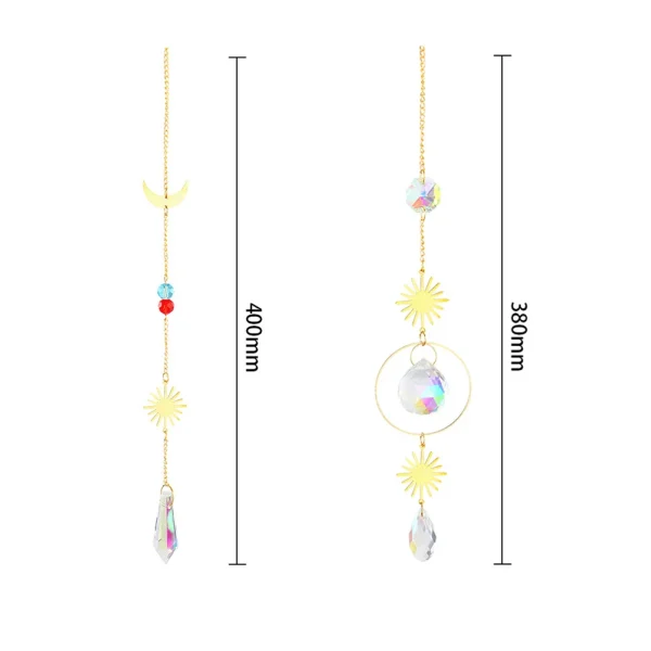 Crystal Wind Chime | Handmade Prism Sun Catcher for Garden, Window & Home Decor Rainbow Ornament - Image 5