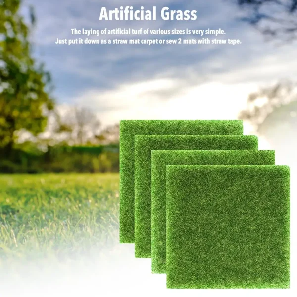 Artificial Grass Mat | Synthetic Turf for Balcony, Courtyard, and Home Décor – Perfect for Indoor & Outdoor Landscaping - Image 3