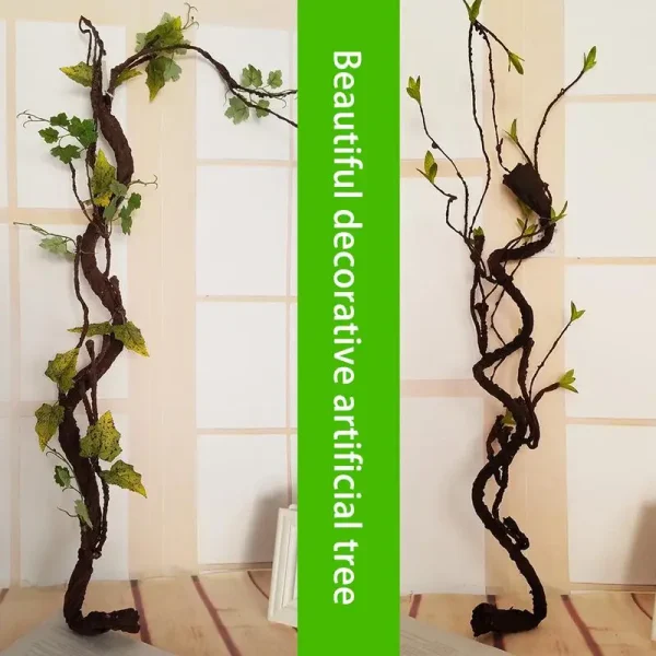 Large Deadwood Tree Rattan Wall Decor | Artificial Grape Vine for Home, Office, or Garden Decoration - Image 4