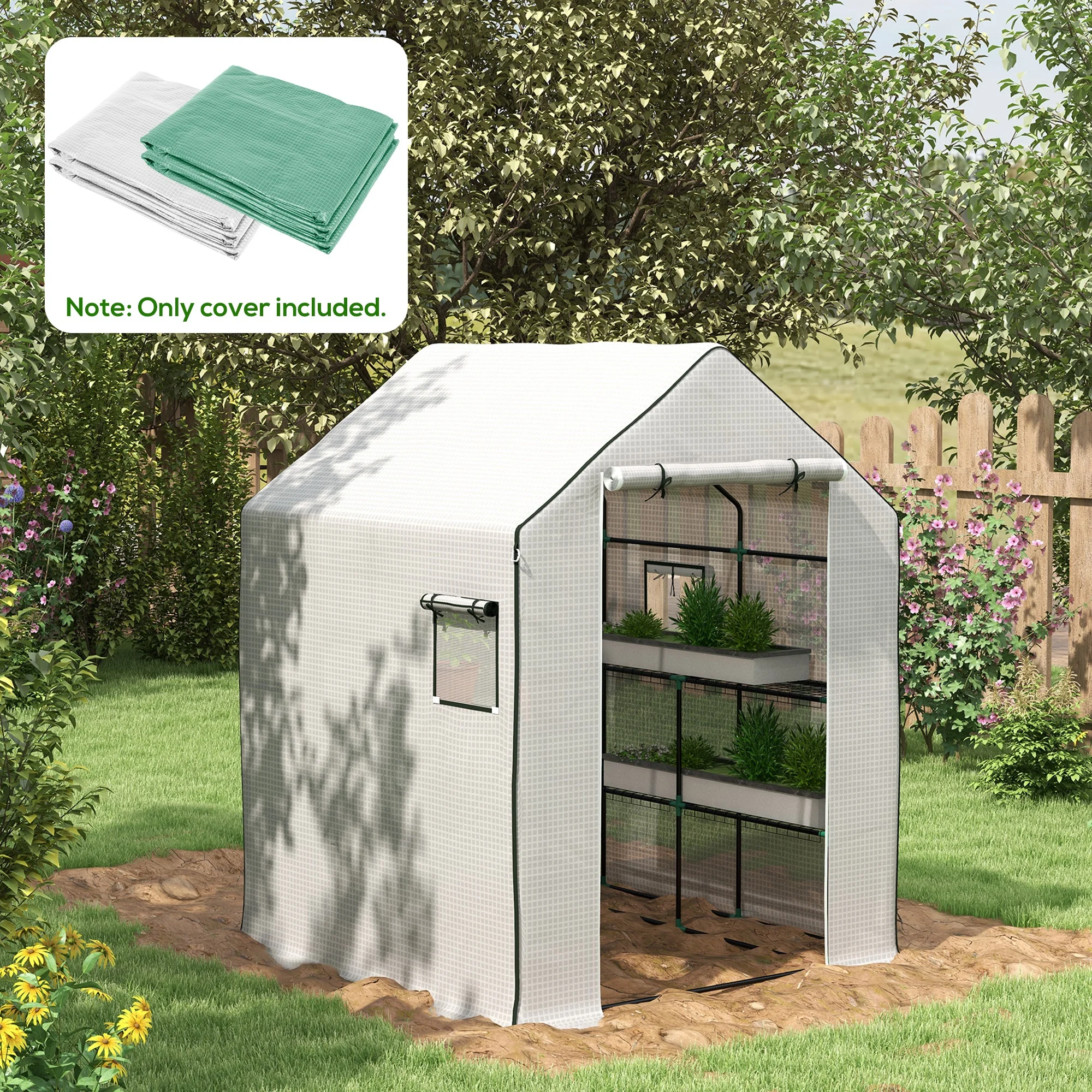 Outsunny Walk-In Greenhouse