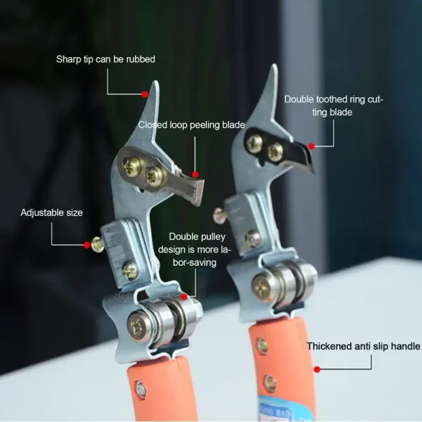 Fruit Tree Ring Cutter | Adjustable Bark Peeler & Pruning Shears for Tree Girdling & Trimming - Image 5