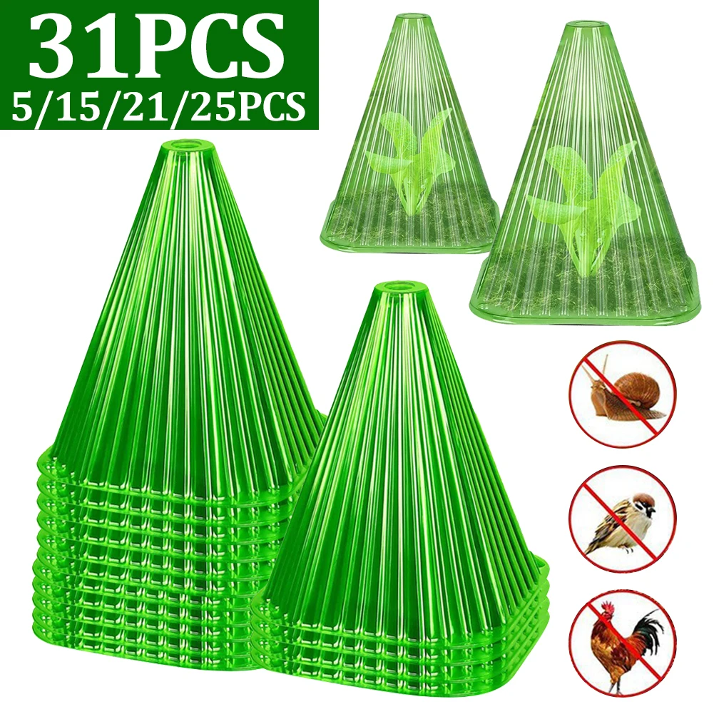 Green Garden Cloches