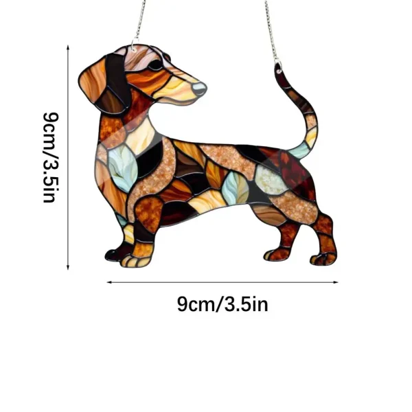 Cute Dachshund Sun Catcher | Acrylic Dog Ornament for Window, Home, Garden & Room Decor - Image 7