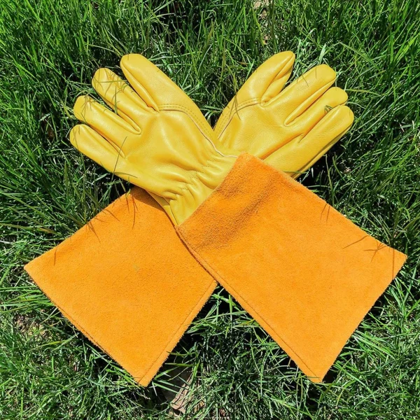 Rose Pruning Gloves | Thorn-Resistant Gardening Gloves with Long Forearm Protection for Men & Women - Image 2