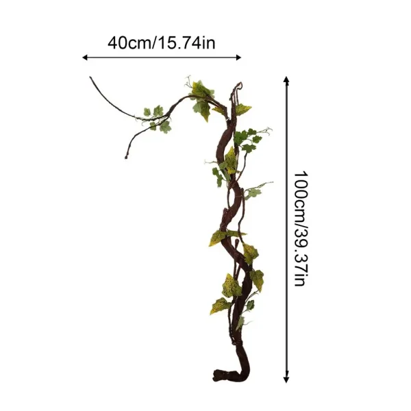 Large Deadwood Tree Rattan Wall Decor | Artificial Grape Vine for Home, Office, or Garden Decoration - Image 9