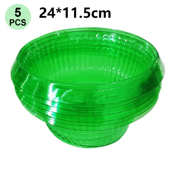 5-31PCS Green Garden Cloches | Weather and Snail Protection for Plants - Image 12