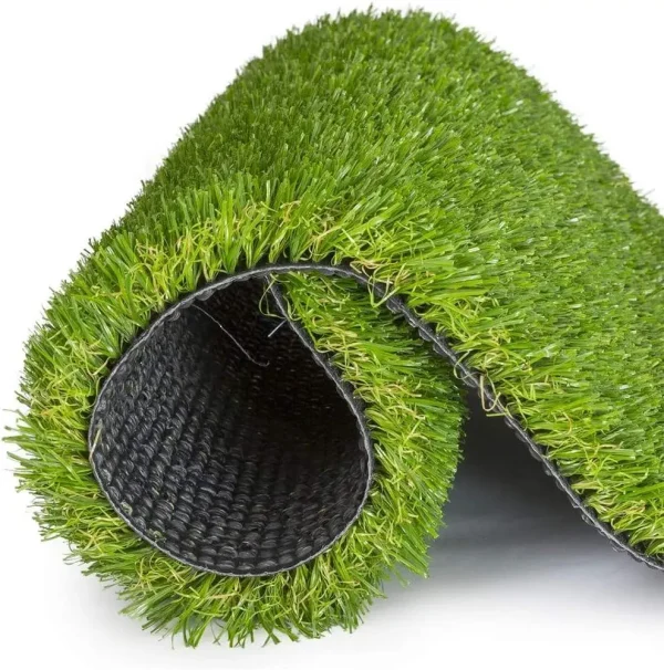 Artificial Turf Lawn | Realistic Synthetic Grass with Drainage Holes for Indoor & Outdoor Use – Pet-Friendly Faux Grass - Image 2