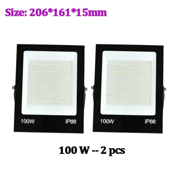 LED Floodlight Projector – 10W to 150W Waterproof Outdoor Spotlight for Garden, Garage & Gate Lighting - Image 9