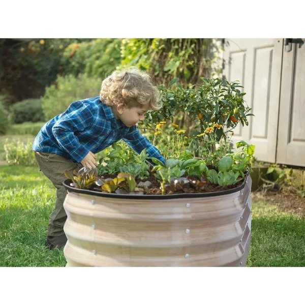 Galvanized Raised Garden Bed | 4x2x1 ft Metal Planter Box for Vegetables & Flowers - Image 5