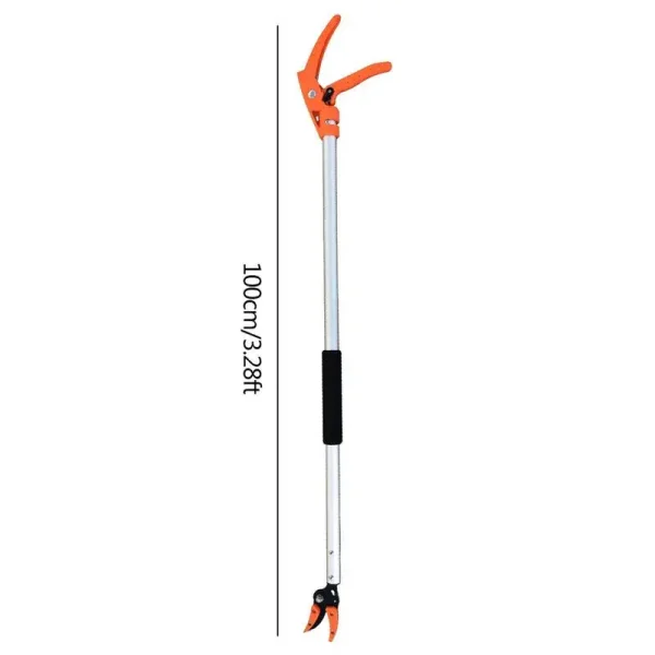 Cut and Hold Tree Pruner | Short Reach Branch Cutter & Fruit Picker with Rotating Blade Head - Image 6