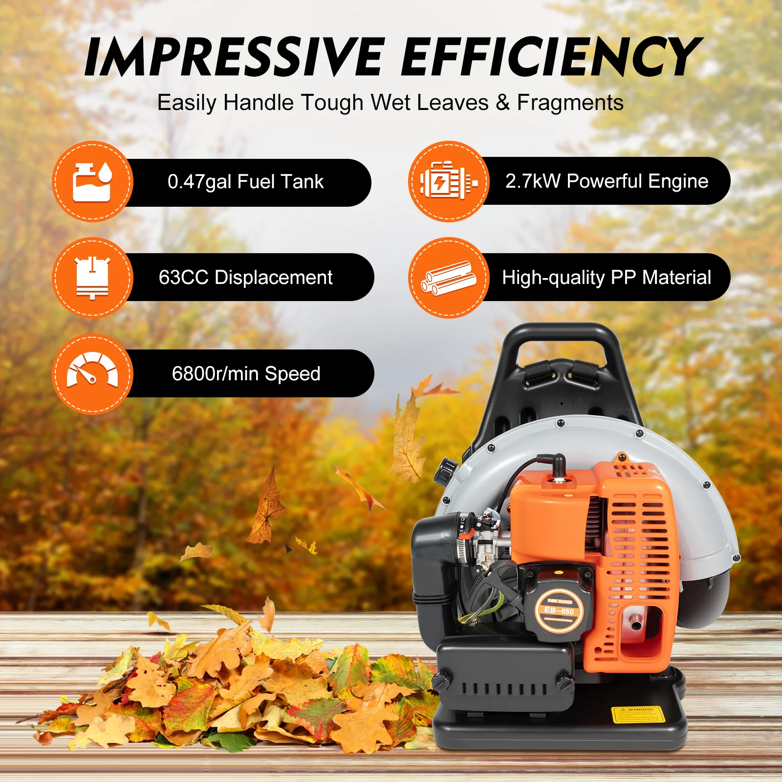 65CC Backpack Leaf Blower