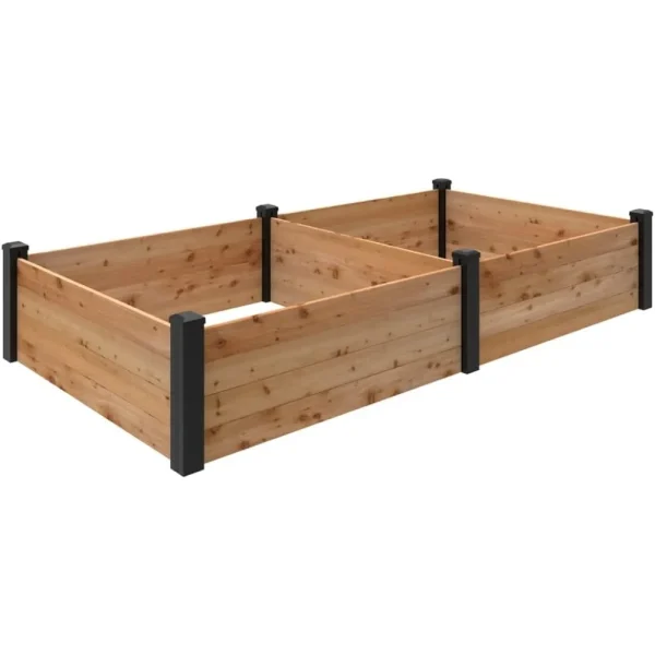 Haven 4 ft. x 8 ft. Natural Cedar Raised Garden Bed - Image 2