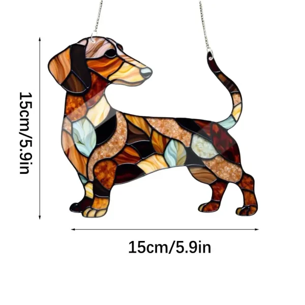 Cute Dachshund Sun Catcher | Acrylic Dog Ornament for Window, Home, Garden & Room Decor - Image 8