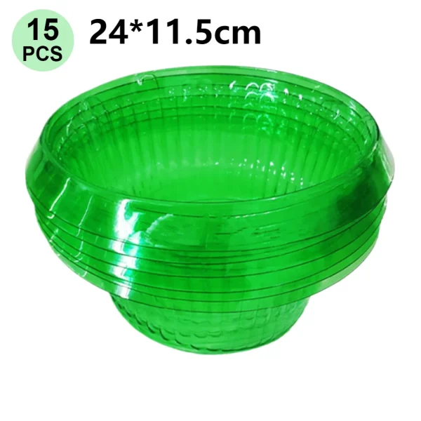 5-31PCS Green Garden Cloches | Weather and Snail Protection for Plants - Image 14