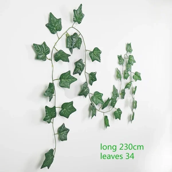 230cm Artificial Ivy Green Silk Hanging Vine | DIY Wall Decor for Home & Event Decoration - Image 14