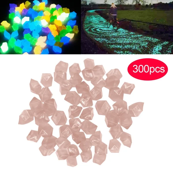 Garden Decorative Pebbles Stones Non Radioactive Resin Material Glowing Stones Outdoor Walkways Garden Yard Decor Glow Stones - Image 4