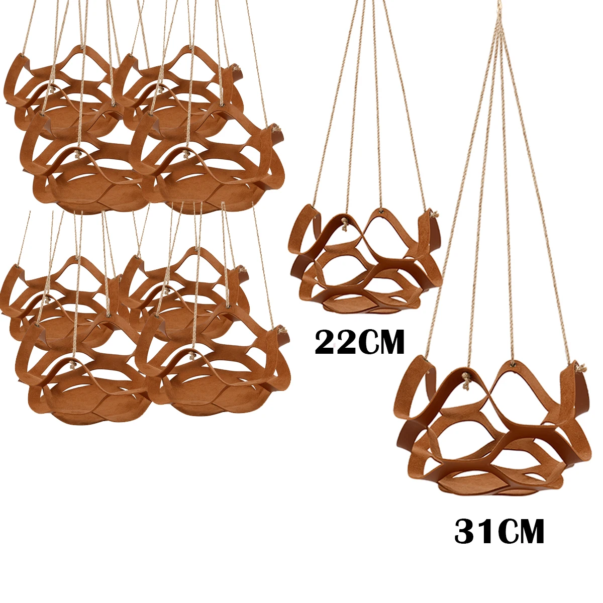 PU Leather Hanging Plant