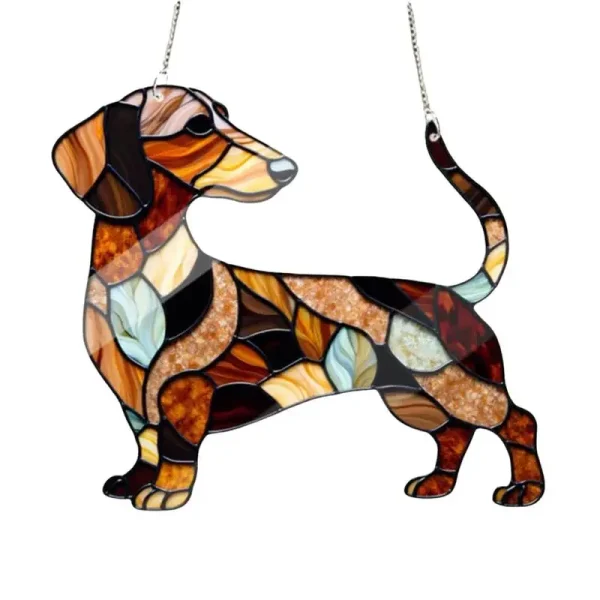 Cute Dachshund Sun Catcher