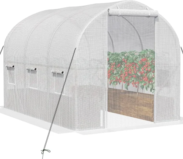 Large Heavy-Duty Walk-In Greenhouse | Portable Tunnel Greenhouse for Gardening - Image 7