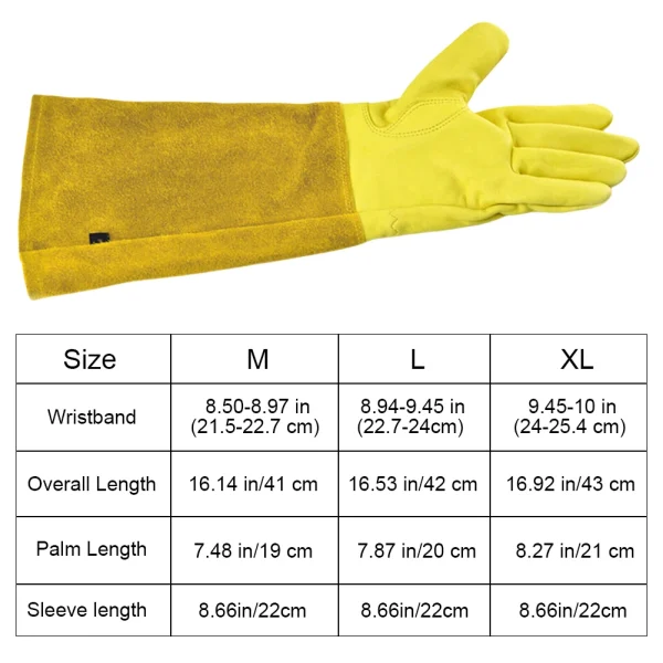 Rose Pruning Gloves | Thorn-Resistant Gardening Gloves with Long Forearm Protection for Men & Women - Image 6