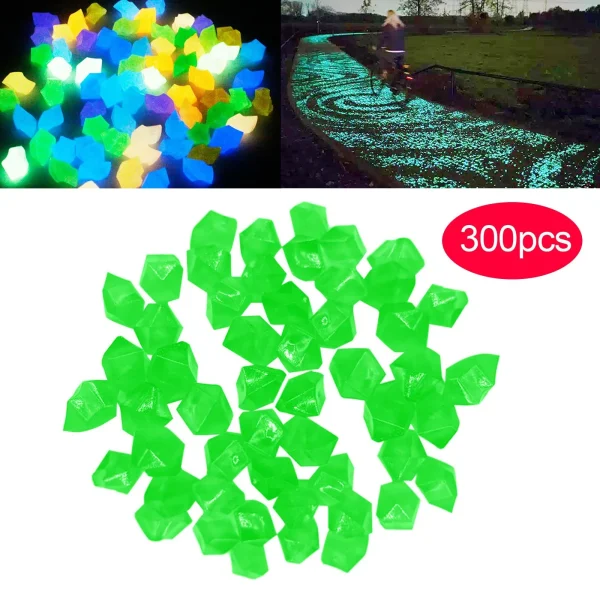 Garden Decorative Pebbles Stones Non Radioactive Resin Material Glowing Stones Outdoor Walkways Garden Yard Decor Glow Stones - Image 6