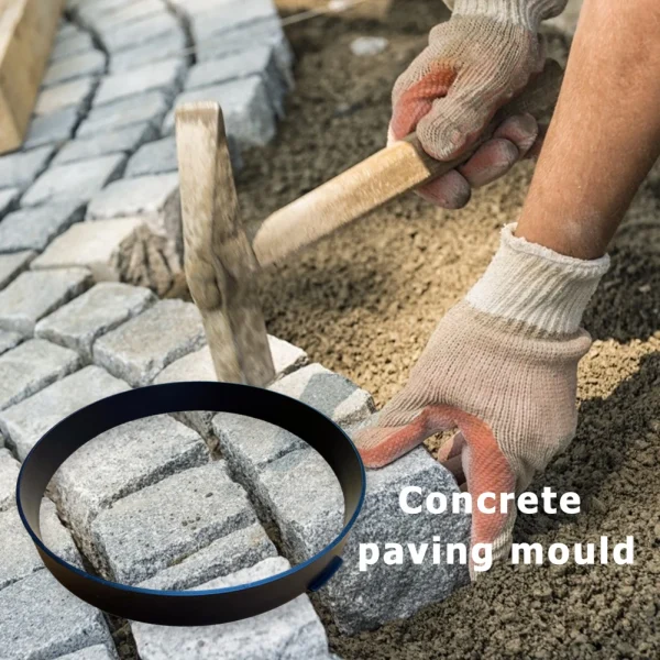 Reusable DIY Concrete Paving Mold | Round Path Maker for Garden and Lawn - Image 4