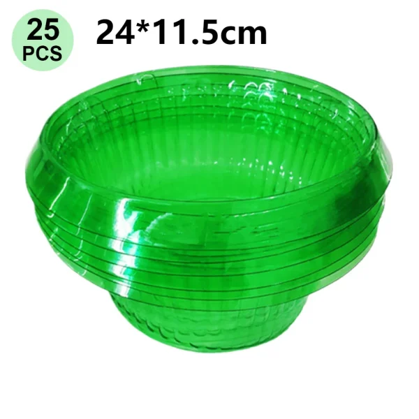 5-31PCS Green Garden Cloches | Weather and Snail Protection for Plants - Image 16