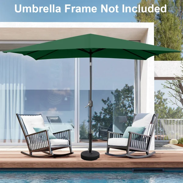 2x3M Replacement Canopy – Polyester Outdoor Garden Square Patio Umbrella Cover, UV-Protected & Rainproof - Image 3