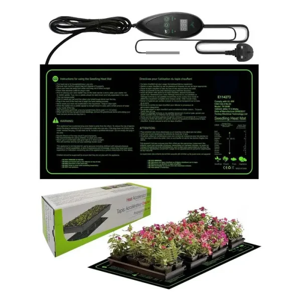 Waterproof Seedling Heating Mat | Plant Germination & Propagation Pad for Greenhouse Gardening (25x50cm / 50x50cm) - Image 6