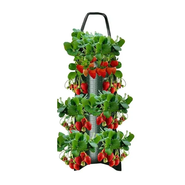 New Fabric Flower Bag Strawberry Growing Bag Plant Pot Wall Hanging Planter Vertical Vegetables Potatoes Greenhouse Garden Tools