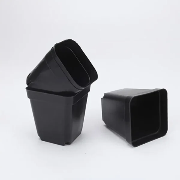 50PCS Mini Plastic Square Flower Pots | Decorative Succulent Planters for Nursery & Garden - Image 5