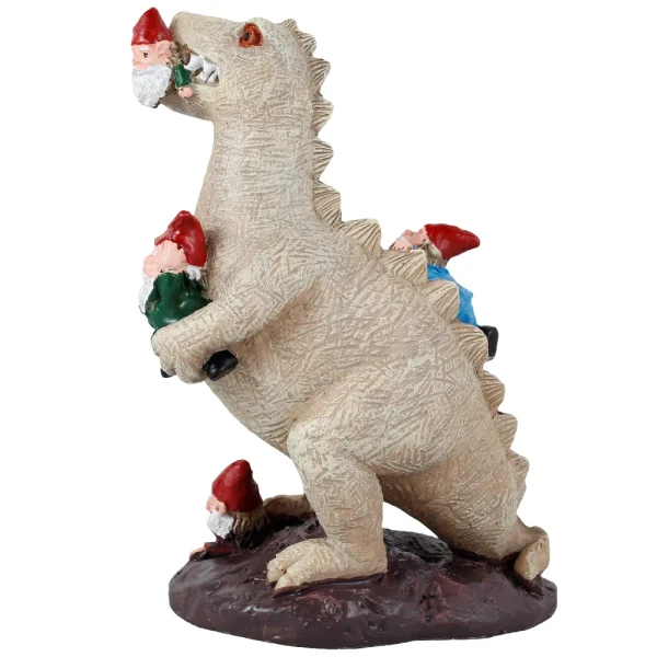 1PCS Dinosaur Gnomes Garden Statue | Outdoor Yard Decor & Lawn Ornament for Patio, Garden & Housewarming Gifts - Image 2