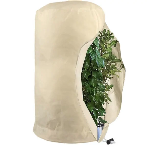 Heavy Winter Plant Cover | Anti-Frost Protection with Zipper & Drawstring - Image 9