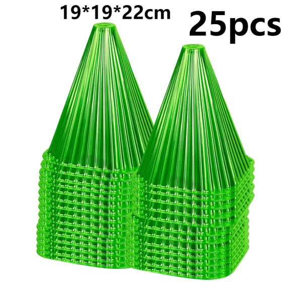 5-31PCS Green Garden Cloches | Weather and Snail Protection for Plants - Image 10