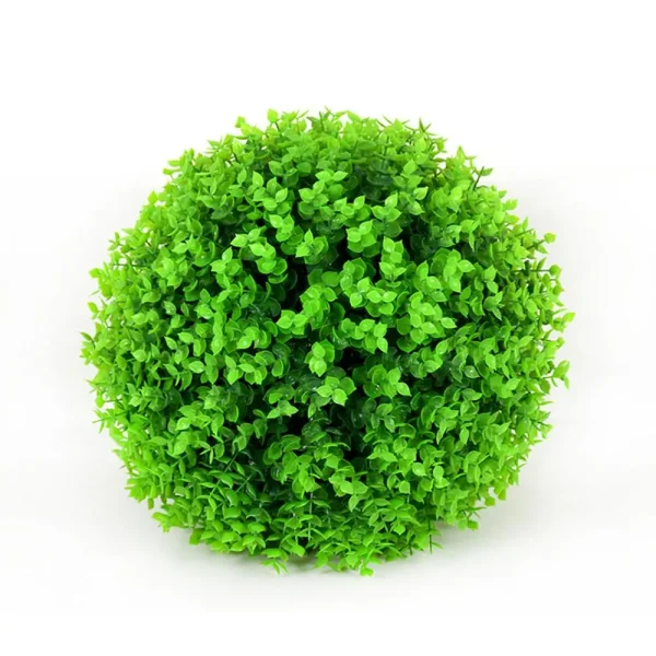 Artificial Eucalyptus Plant Ball | Hanging Round Plant for Indoor & Outdoor Decoration - Image 7