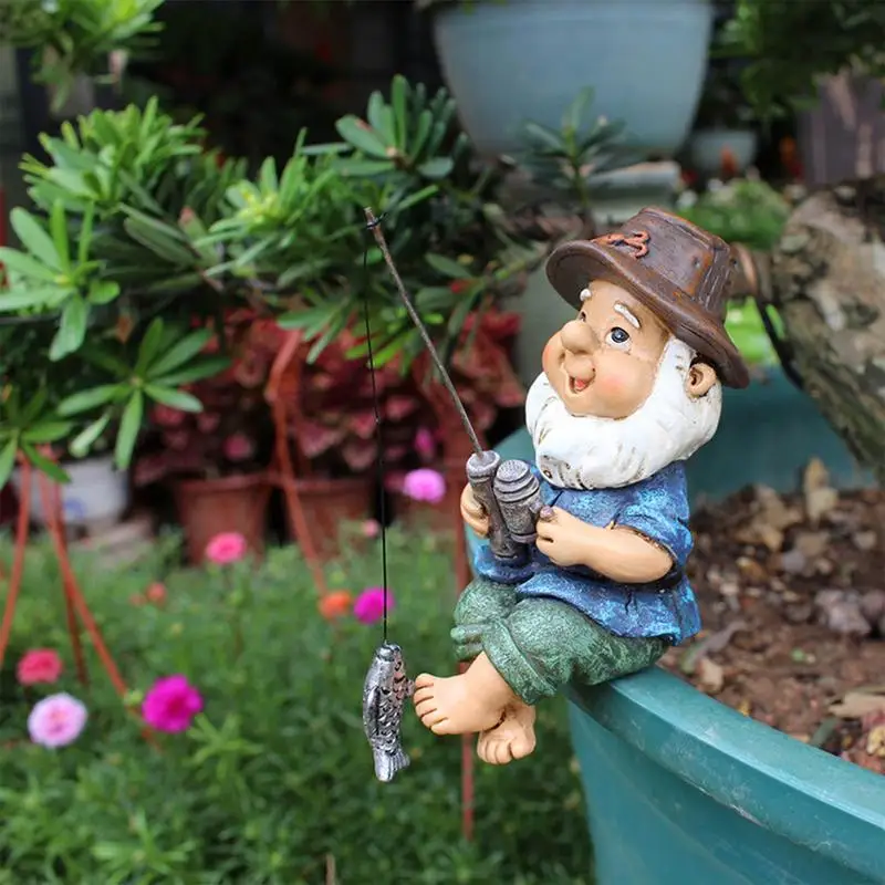 Fishing Gnome Statue