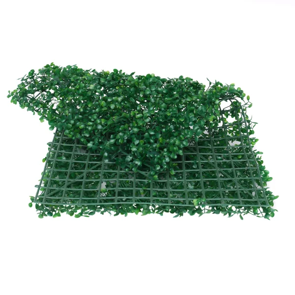 12Pcs Artificial Hedge Screen Privacy Fence Faux Plant Leaves Panels Boxwood Grass for Home Garden Wall Yard Decor 60x40cm - Image 2