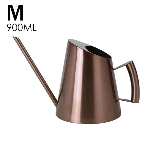 European Stainless Steel Watering Can with Long Spout | 400ml, 900ml, 1500ml Gold & Copper Finish - Image 11