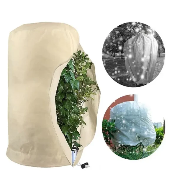 Heavy Winter Plant Cover | Anti-Frost Protection with Zipper & Drawstring - Image 6