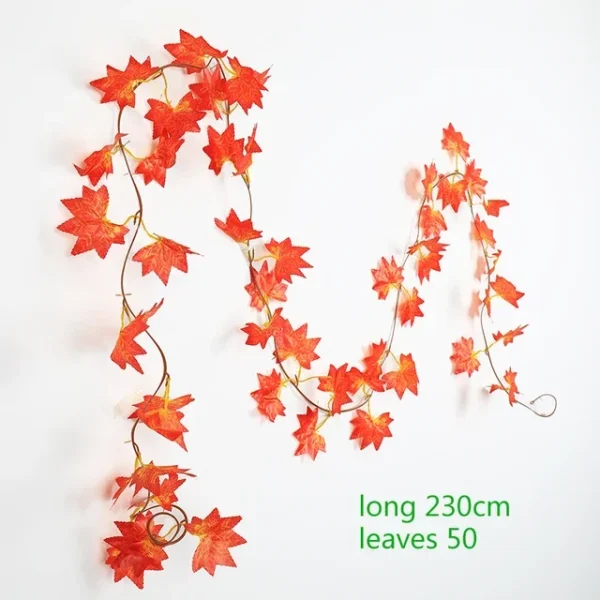 230cm Artificial Ivy Green Silk Hanging Vine | DIY Wall Decor for Home & Event Decoration - Image 11