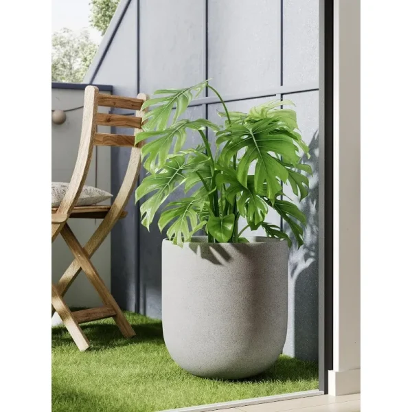 10-Inch Ceramic Plant Pot | Indoor Planter with Drainage Hole & Rubber Plug for Home, Garden, Patio, or Office - Image 6